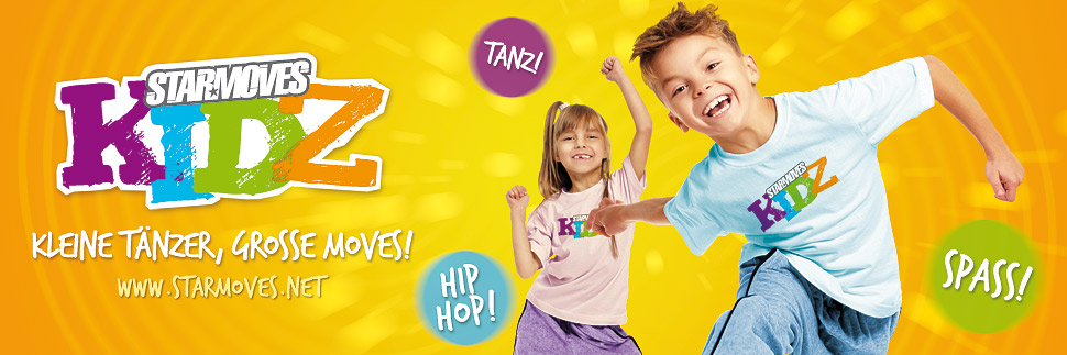 STARMOVES Kidz tanzen in der Tanzschule Picasso Hip Hop Tanz für tanzende Kinder
